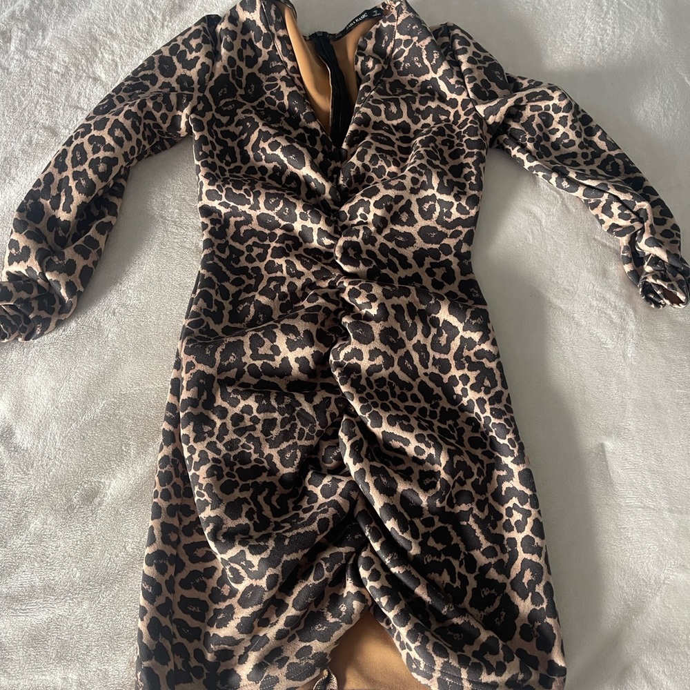 Zara Leopard Print Blazer